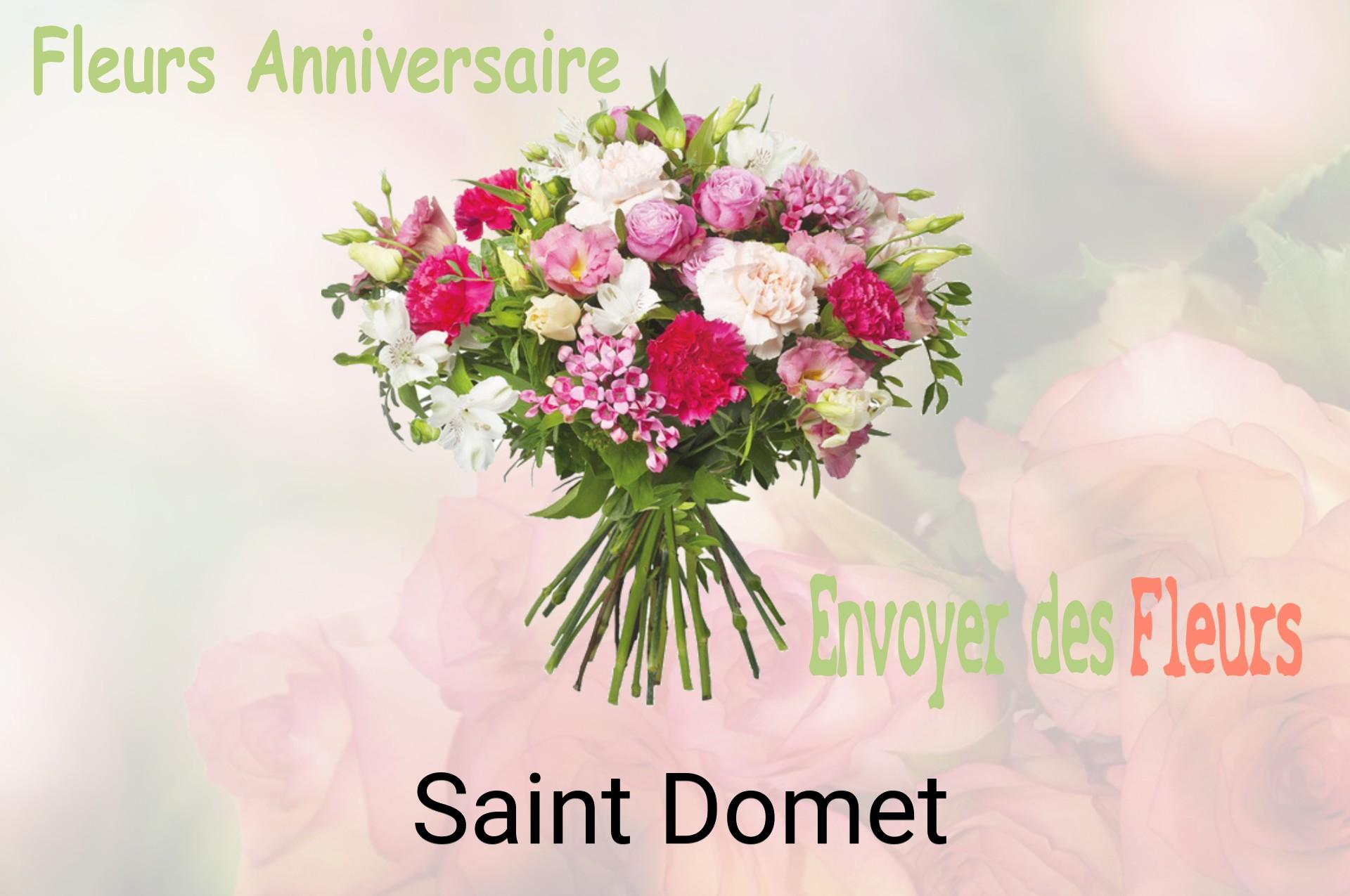 Bouquet de fleurs d’anniversaire livré à Saint-Domet