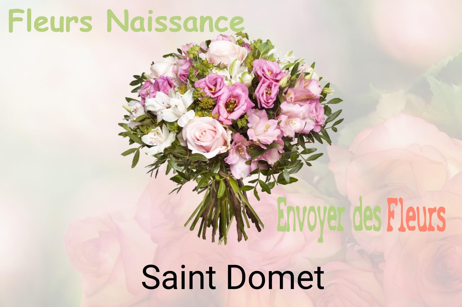 Bouquet de fleurs de naissance livré à Saint-Domet